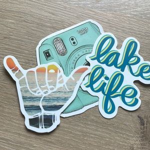 lake girl sticker pack